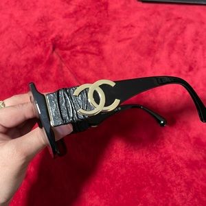 Chanel oversized square glasses